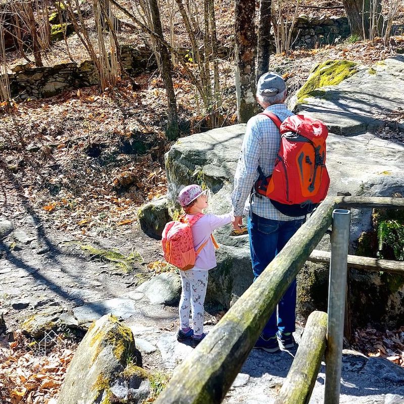 Wandern im Winter im Tessin