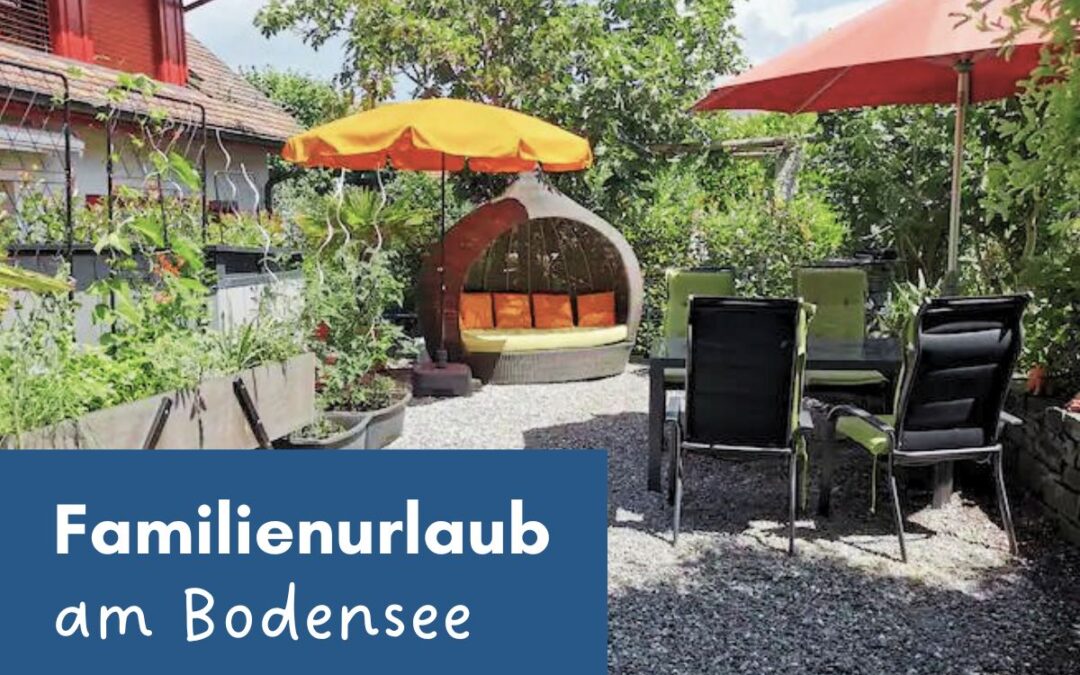 Familienurlaub am Bodensee, Gartenbild